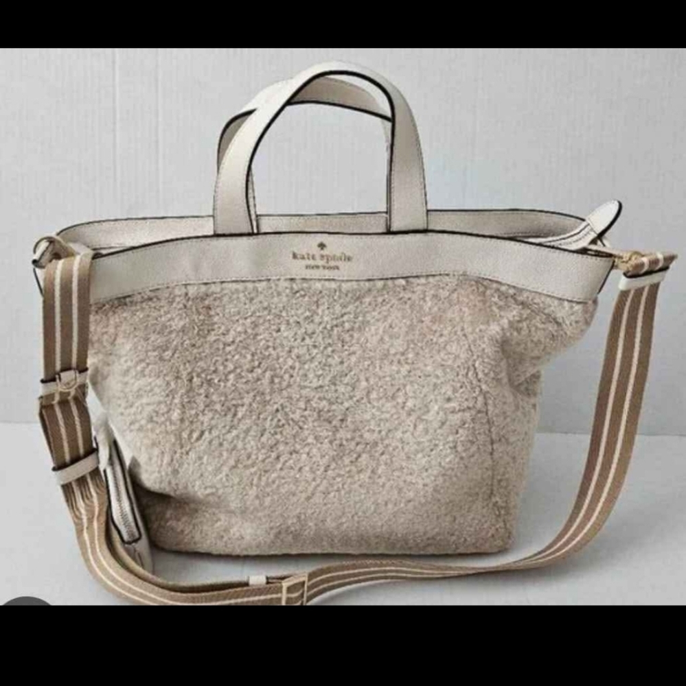 Kate Spade Rosie Satchel Faux Fur